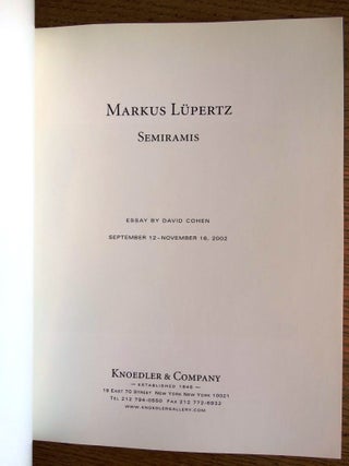 Markus Lüpertz: Semiramis