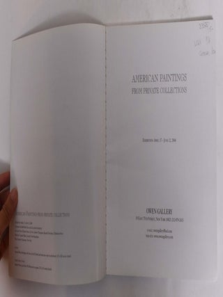 American Paintings from Private Collections