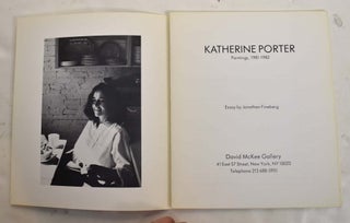 Katherine Porter: Paintings, 1981 - 1982