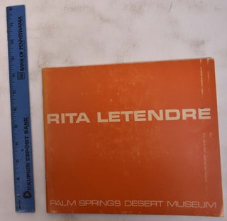 Item #34401 Rita Letendre. Rita Letendre