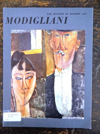 Item #35606 Modigliani: Paintings, Drawings, Sculpture. James Thrall Soby