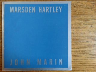 Item #35769 Marsden Hartley / John Marin. Donald Brewer, Sheldon Reich