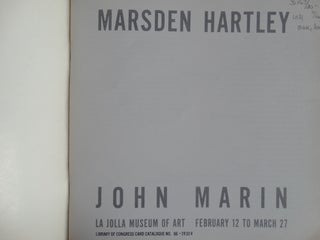 Marsden Hartley / John Marin