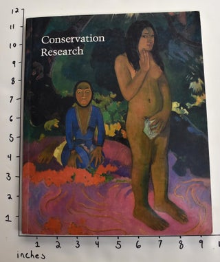 Item #36359 Conservation Research [1993; Studies in the History of Art, 41; Monograph Series II]....