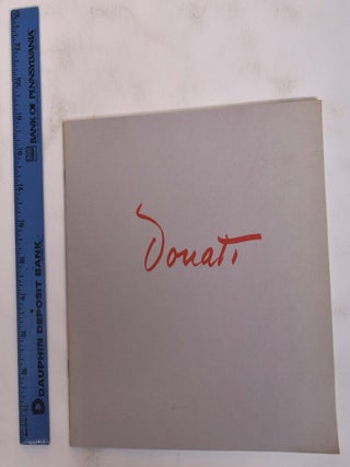 Item #37087 Enrico Donati: Four Decades of Paintings 1951-1987. Gimpel / Weitzenhoffer Oct. 1987