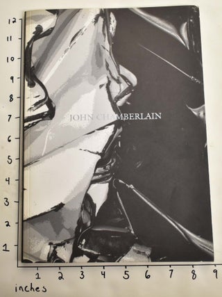 Item #3959 John Chamberlain: Recent Work. Henry Geldzahler
