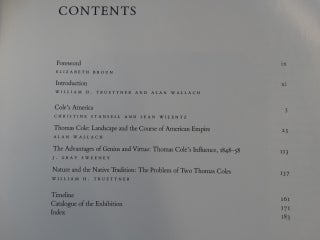 Thomas Cole: Landscape Into History