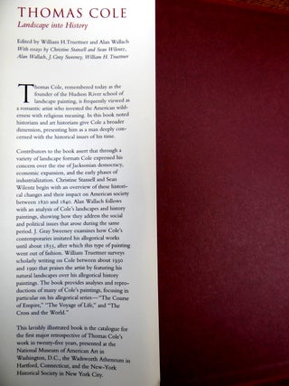 Thomas Cole: Landscape Into History