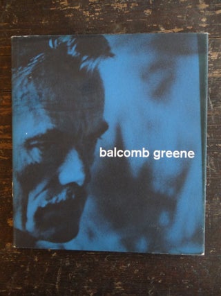 Item #4120 Balcomb Greene. John I. H. Baur, essayist