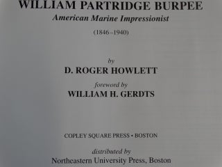 William Partridge Burpee: American Marine Impressionist