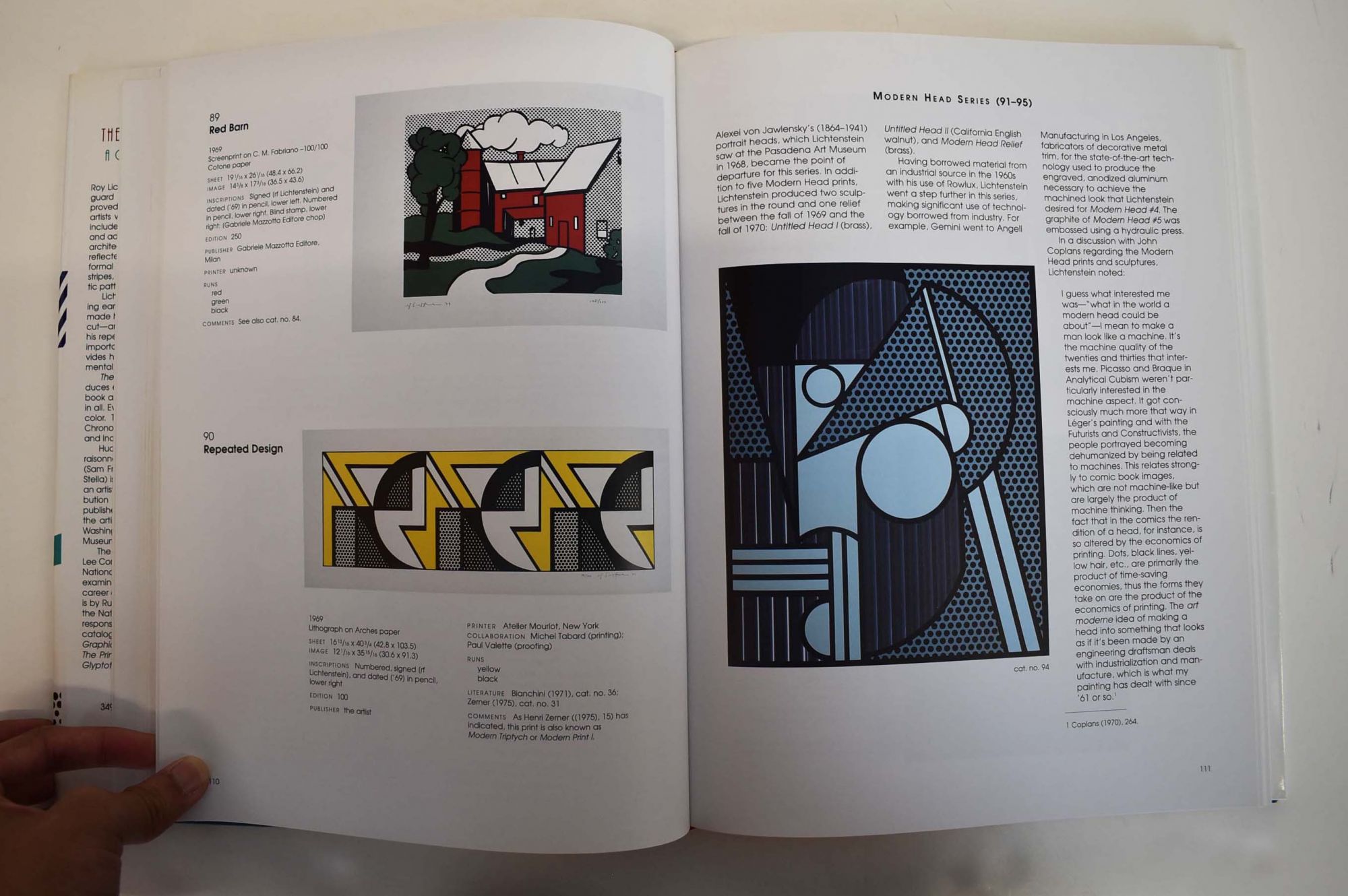 The Prints of Roy Lichtenstein: A Catalogue Raisonne, 1948-1993 