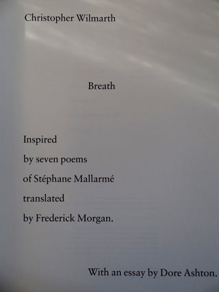 Christopher Wilmarth: Breath
