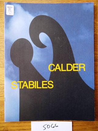 Item #5066 Alexander Calder: Stabiles