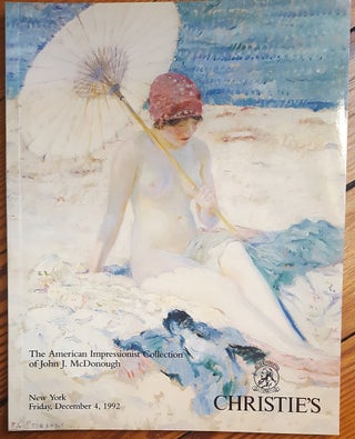 Item #5379 The American Impressionist Collection of John J. McDonough. Dec. 4 NY: Christies, 1992