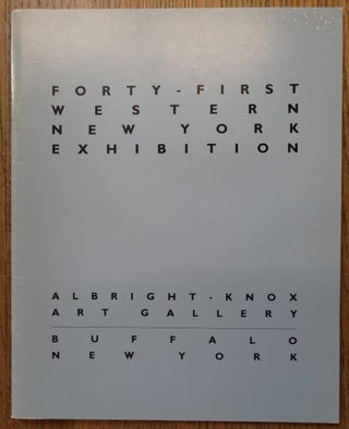 Item #5641 41st Western New York Exhibition. NY: Albright-Knox Art Gallery Buffalo, 1986, May 16...