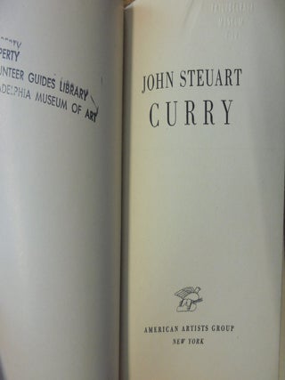 John Steuart Curry (American Artists Group Monograph Number 14)