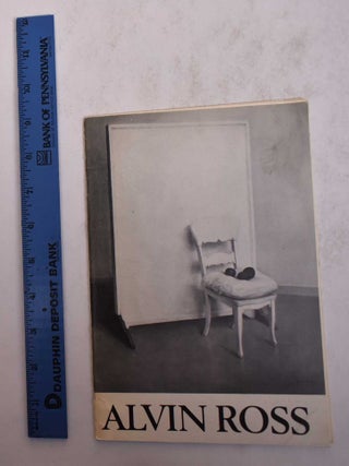 Item #6789 Alvin Ross, 1920-1975: A Retrospective Exhibition. Furman Fink, Tony Vevers