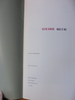 Ralston Crawford: Images of War
