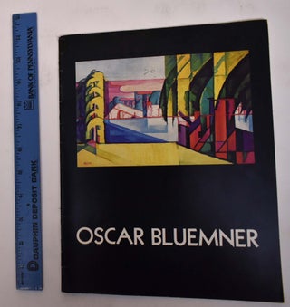 Item #7774 Oscar Bluemner: Paintings, Watercolors and Drawings. Bernard Danenberg Galleries