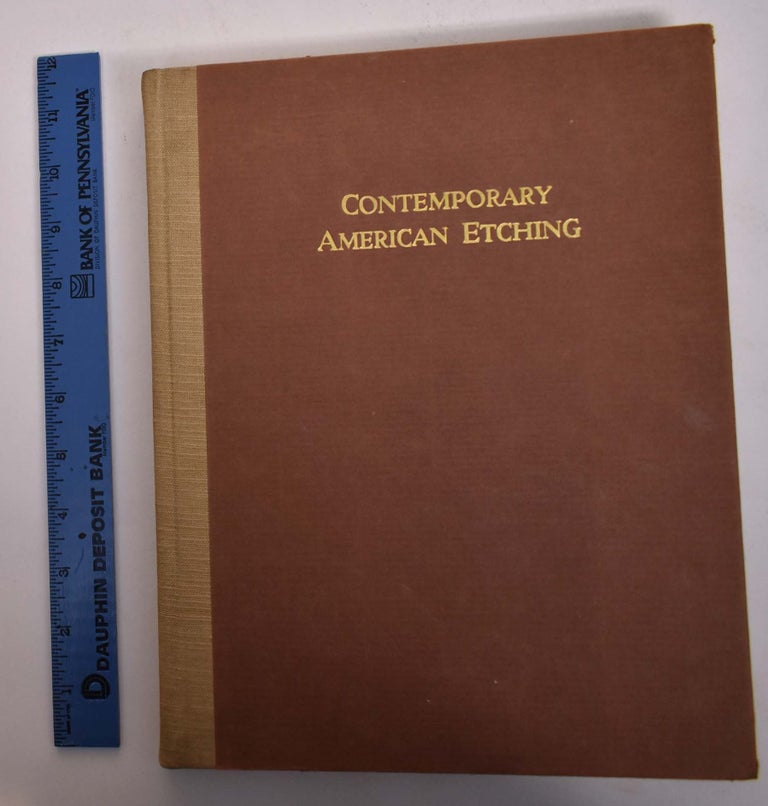 Item #8344 Contemporary American Etching. Ralph Flint, introduction.