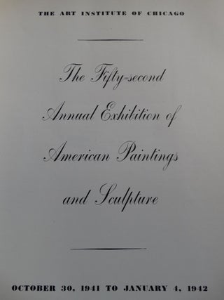52nd Annual Exhibition of American Paintings and Sculpture
