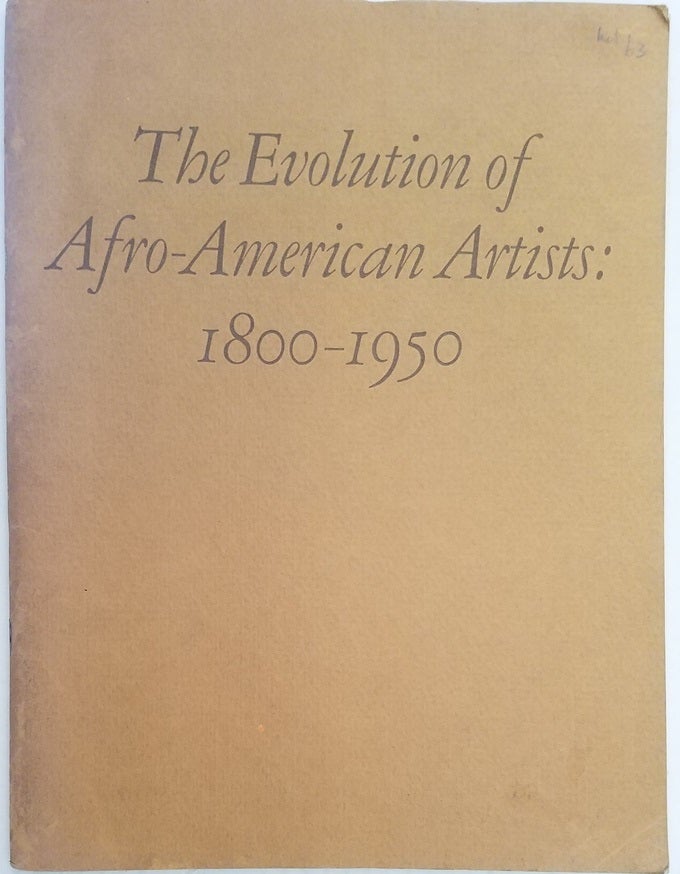 Item #8788 The Evolution of Afro-American Artists: 1800-1950. Carroll Jr Greene.
