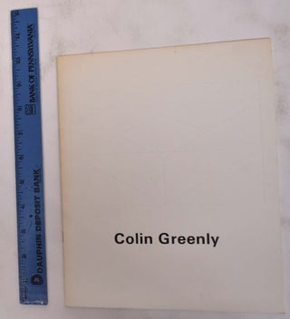 Item #8866 Colin Greenly. Jan. 27 to Feb. 25 Corcoran Gallery of Art, 1968