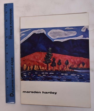 Item #8878 Marsden Hartley. TX: McNay Art Institute San Antonio, Dec., seven other locations 1960